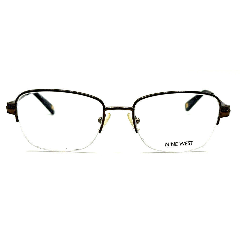 NINE WEST NW1049 SILVER EYEGLASSES SUNGLASSES FRAMES 51-18-135